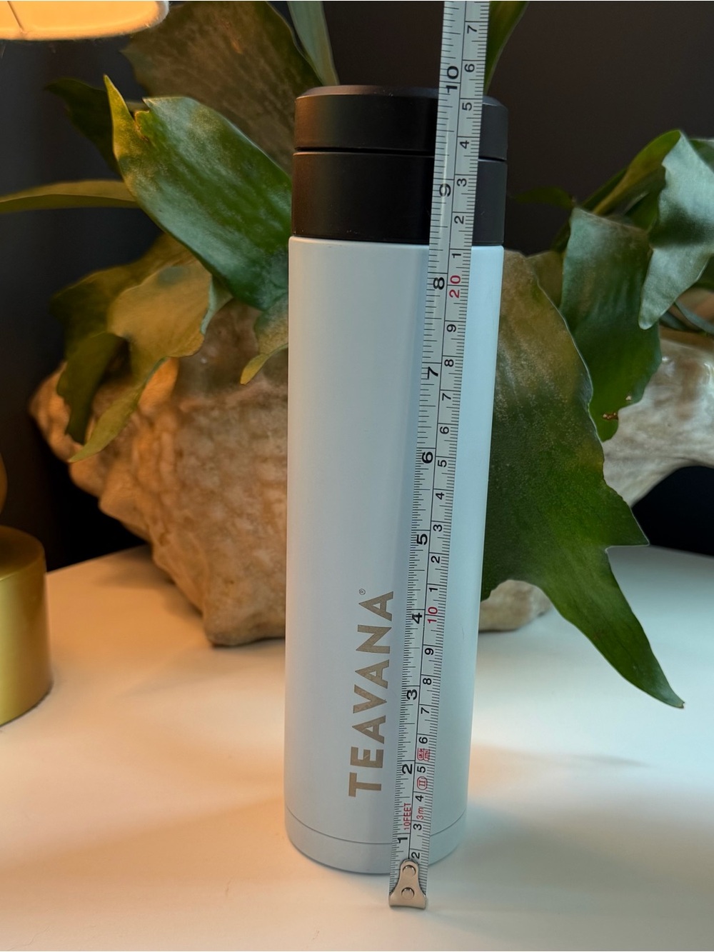 Teavana Loose Tea Stainless Steel Tumbler 16 oz Frost Blue - Picture 2 of 8